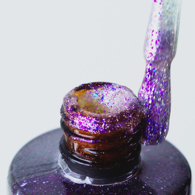 Verniz semi-permanente Galaxy fx top coat 808 andromeda MNP 14ml