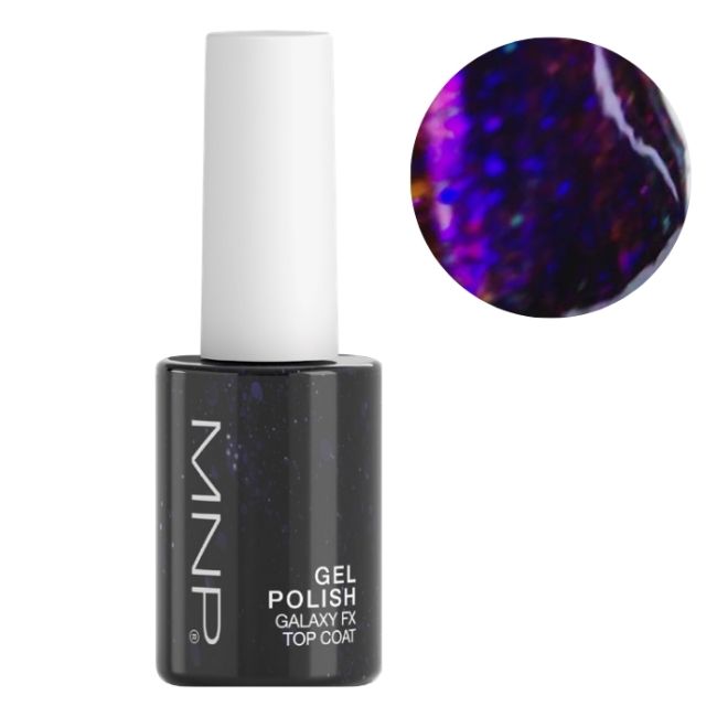 Vernis semi-permanent Galaxy fx top coat 809 meteoriet MNP 14 ml