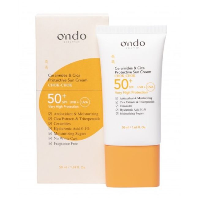 Zonnebrandcrème met ceramiden & cica Ondo Beauty 50ml