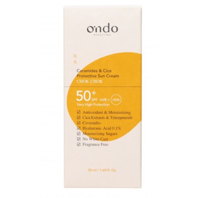 Protetor solar ceramidas & cica Ondo Beauty 50ml