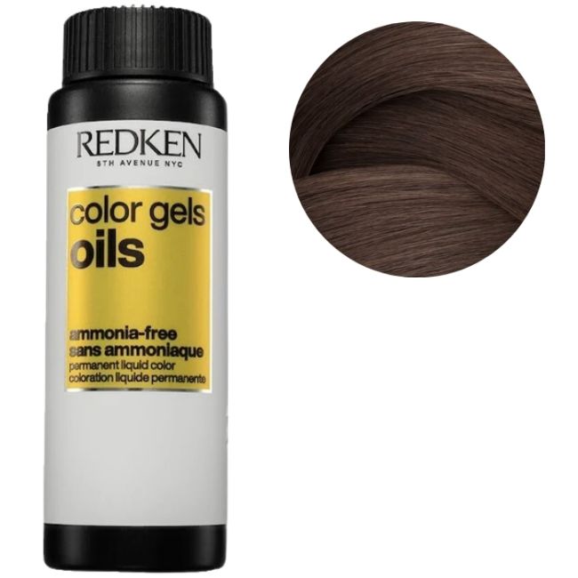 Kleur zonder ammoniak 5NA Smoke Color Gel Oils Redken 60ML