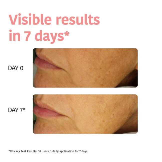 Máscara facial de tecido iluminadora IROHA