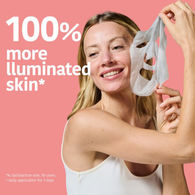 Masque visage tissu illuminateur IROHA