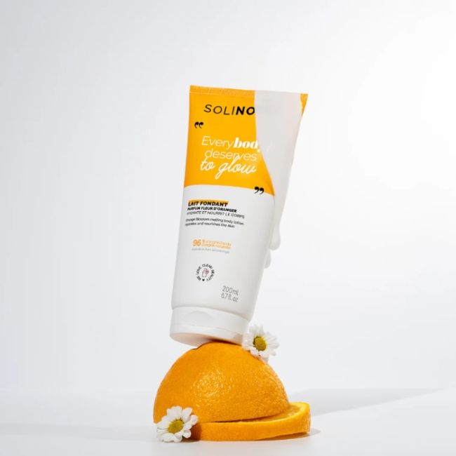 Lait Corps Fondant apaisant Fleur d'Oranger Solinotes 200ml