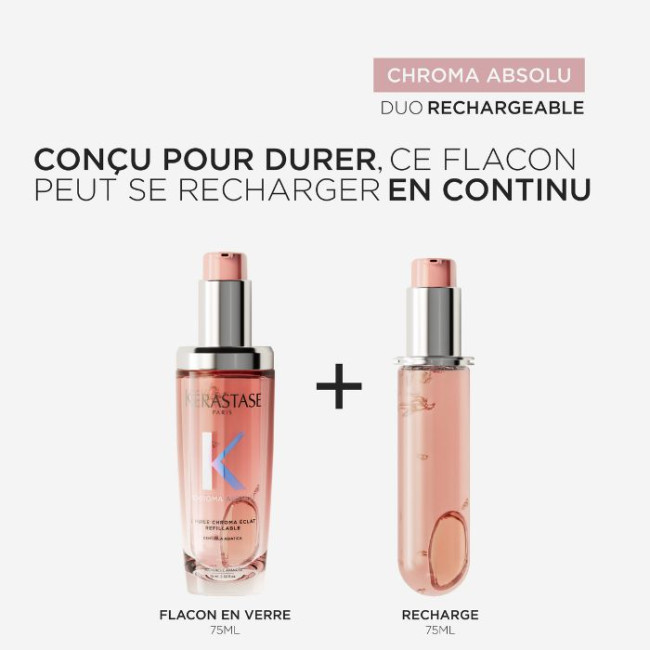 Chroma huile éclat Chroma Absolu rechargeable Kérastase 75ml