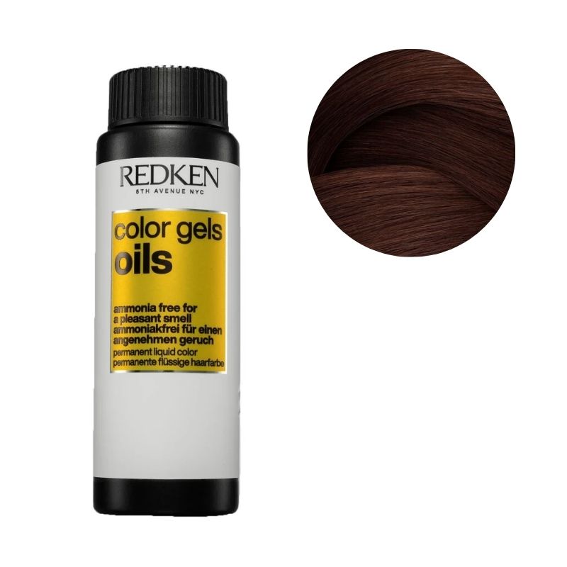 Coloração sem amônia 4BC allspice Color Gels Oils Redken 60ML