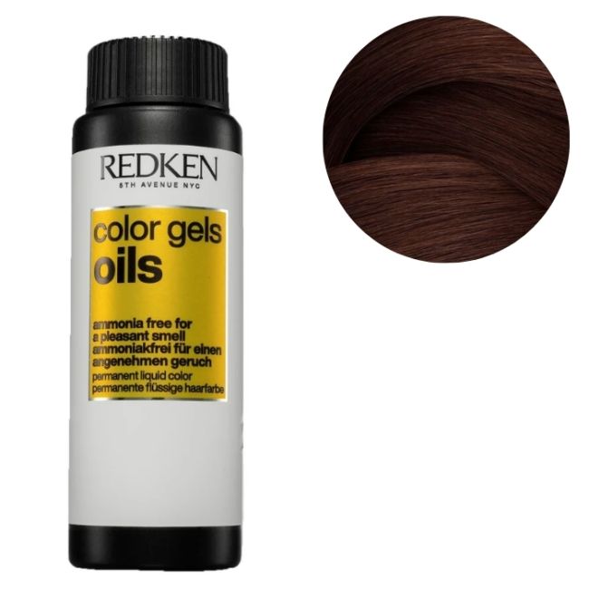 Coloração sem amônia 4BC allspice Color Gels Oils Redken 60ML