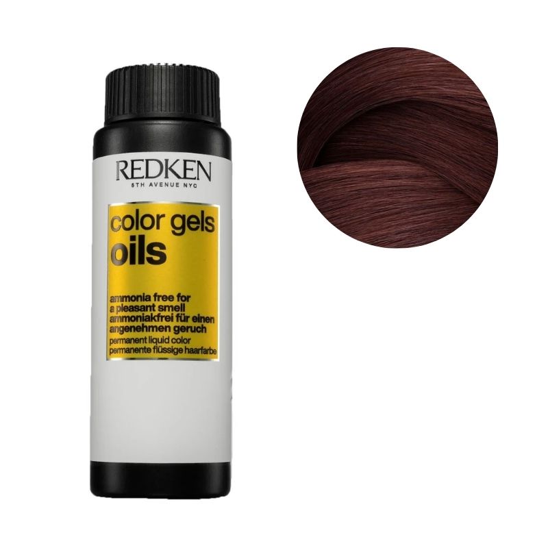 Coloração sem amônia 5BR Brownstone Color Gels Oils Redken 60ML