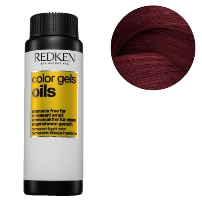 Kleuring zonder ammoniak 5RV sangria Color Gels Oils Redken 60ML