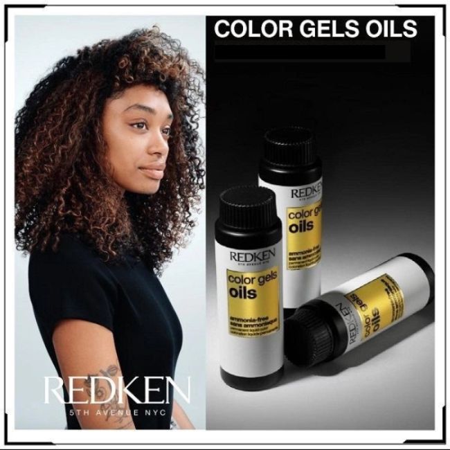 6AB Azurite Color Gels Oils Redken 60ML Ammonia Free Hair Color