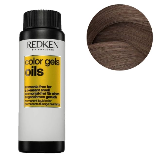 Kleuring zonder ammoniak 6NA graniet Color Gels Oils Redken 60ML