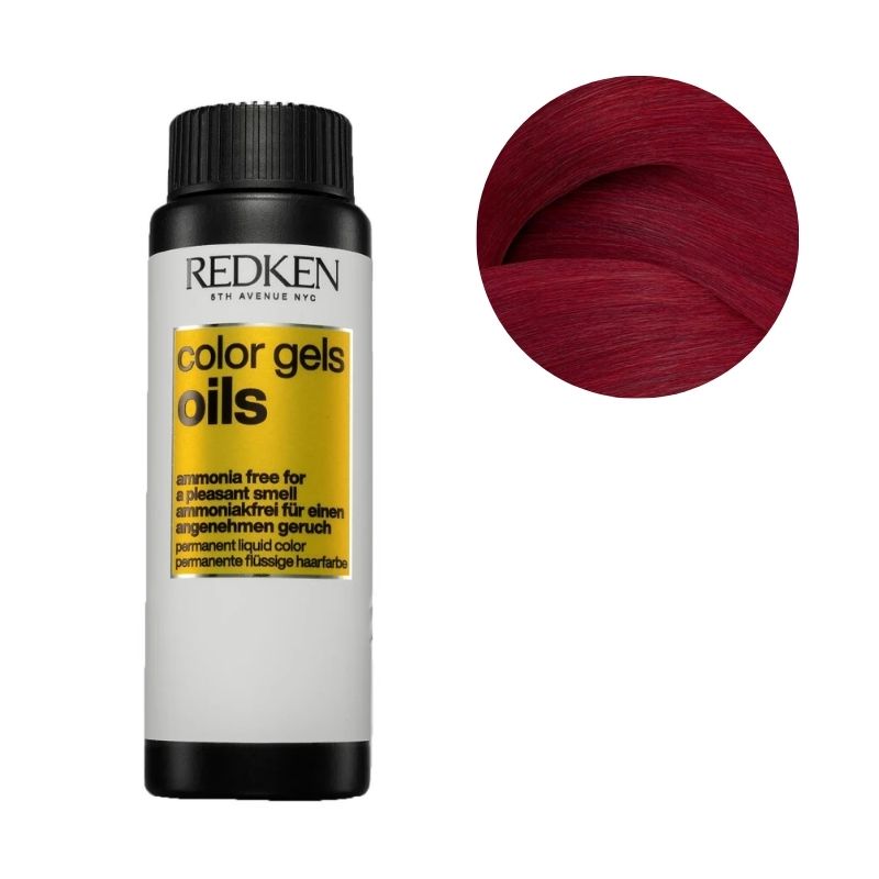Kleuring zonder ammoniak 6RR Blaze Color Gels Oils Redken 60ML