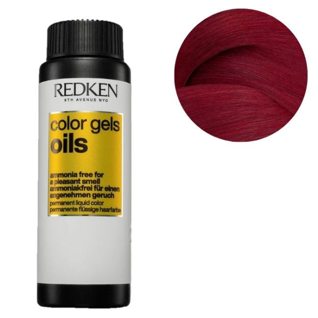 Kleuring zonder ammoniak 6RR Blaze Color Gels Oils Redken 60ML
