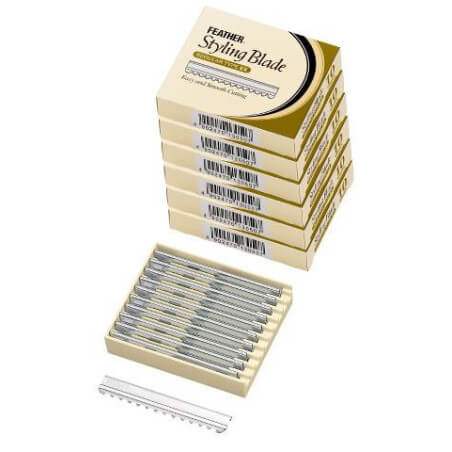Pacote de 10 lâminas Feather Styling Blade