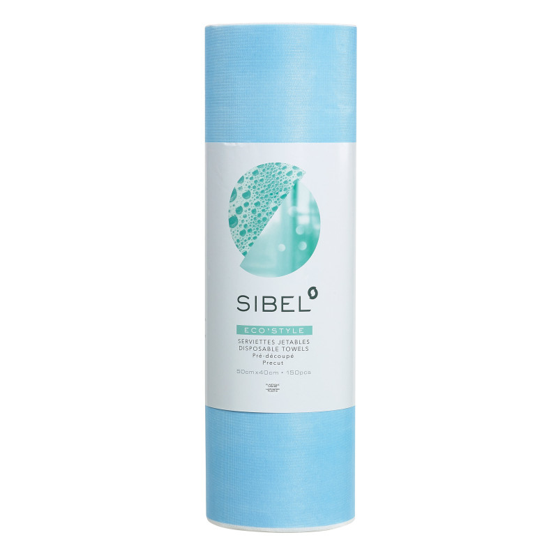 Rol van voorgestanste wegwerptowels x150