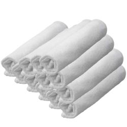 Serviette De Coton Mini Blanc Bob Tuo Sibel x12
