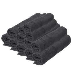 Serviette De Coton Mini Noir Bob Tuo Sibel x12