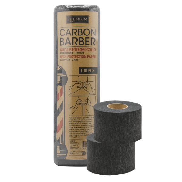 Papel para colar de cabelo carbon barber 100 bandas 5 peças Xanitalia Pro Papel para colar de cabelo carbon barber 100 bandas 5 peças Xanitalia Pro