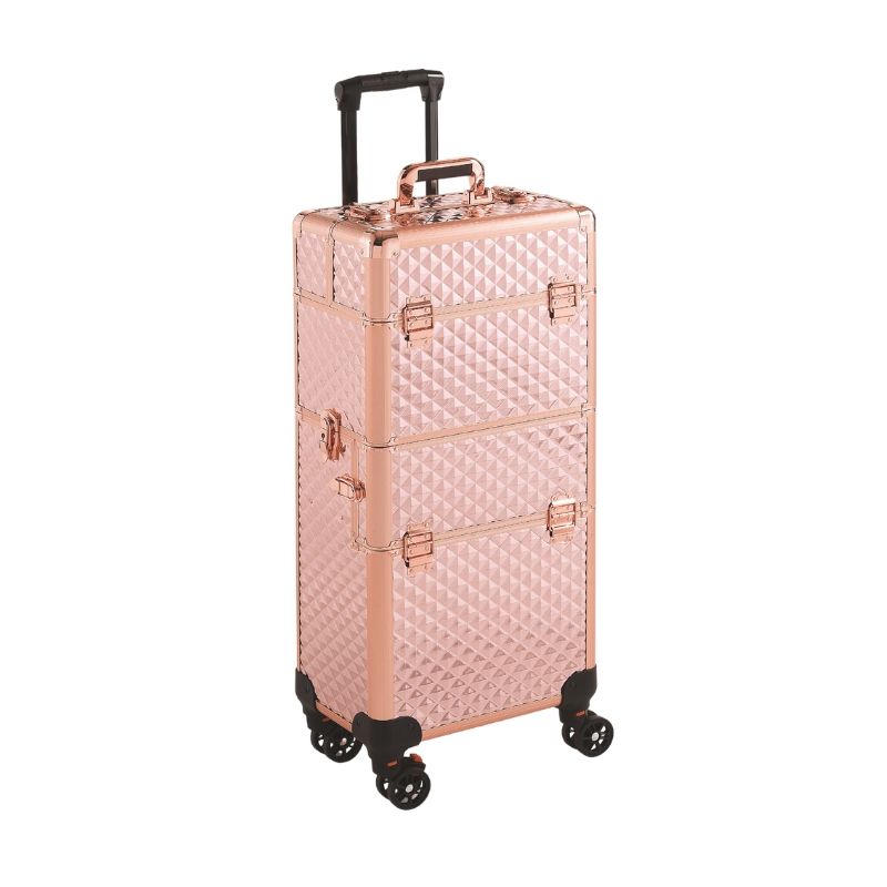 Hardcase trolley koffer roze NICA Xanitalia Pro