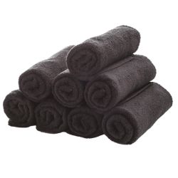 Serviette de banho preta TEKNO QUALITY Xanitalia Pro