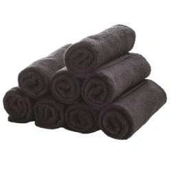 Serviette éponge noir TEKNO QUALITY Xanitalia Pro