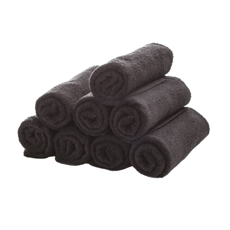 Handdoek zwart TEKNO QUALITY Xanitalia Pro