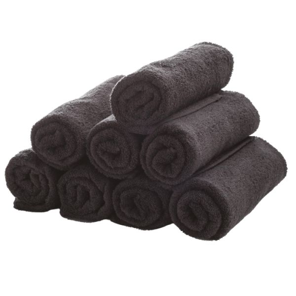 Handdoek zwart TEKNO QUALITY Xanitalia Pro