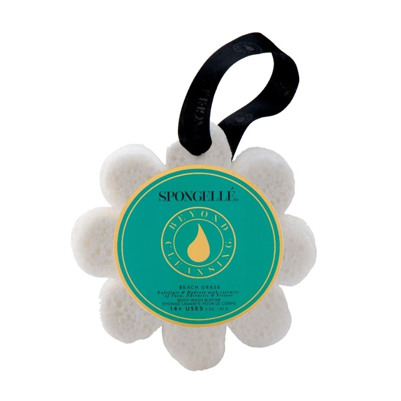 Wilde Bloem witte strandkruid geïnfecteerde spons (14+ toepassingen) Spongellé 85g