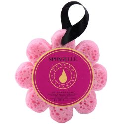 Wild Flower Infusion-Schwamm rosa aus Bulgarien (14+ Anwendungen) Spongellé 85g