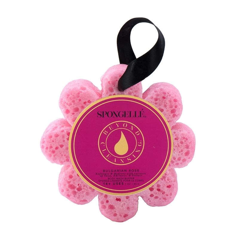 Wild Flower infusie spons Rozen van Bulgarije (14+ toepassingen) Spongellé 85g
