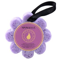 Esponja infusionada de flor silvestre violeta lavanda francesa (14+ usos) Spongellé 85g