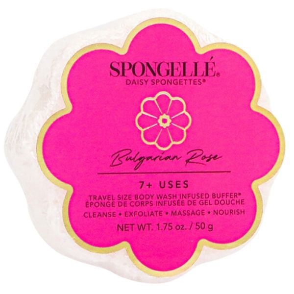 Mini infused sponge Spongette travel pink from Bulgaria (7+ uses) Spongellé 50g Mini infused sponge Spongette travel pink from Bulgaria (7+ uses) Spongellé 50g