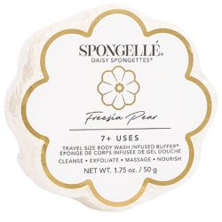 Mini infused sponge Spongette travel freesia pear (7+ uses) Spongellé 50g