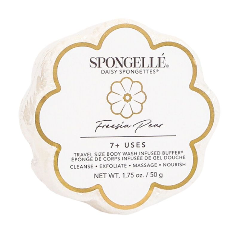 Mini esponja infundida Spongette viagem frésia pêra (7+ utilizações) Spongellé 50g