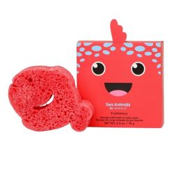 Spons doordrenkt met kinderen zeedieren vis fiona (12+ gebruiksmogelijkheden) Spongellé 70g