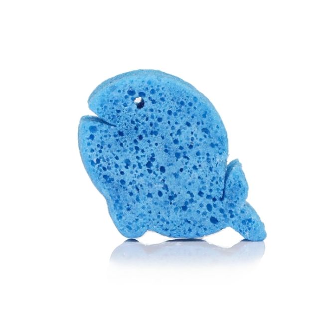 Éponge infusée enfants animaux marins baleine walter (12+ utilisations) Spongellé 70g