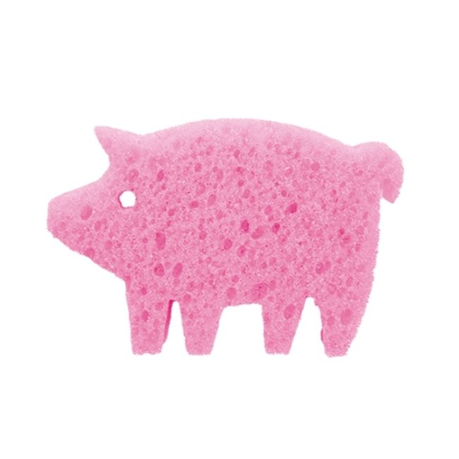 Esponja infusionada para niños, animales de la granja, cerdo Peggy (12+ usos) Spongellé 70g