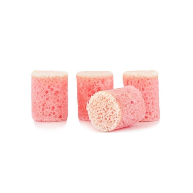 4 mini schimmels doordrenkt met nagelriemen & nagels Buffer Bits bubblegum (x4) Spongellé 45g