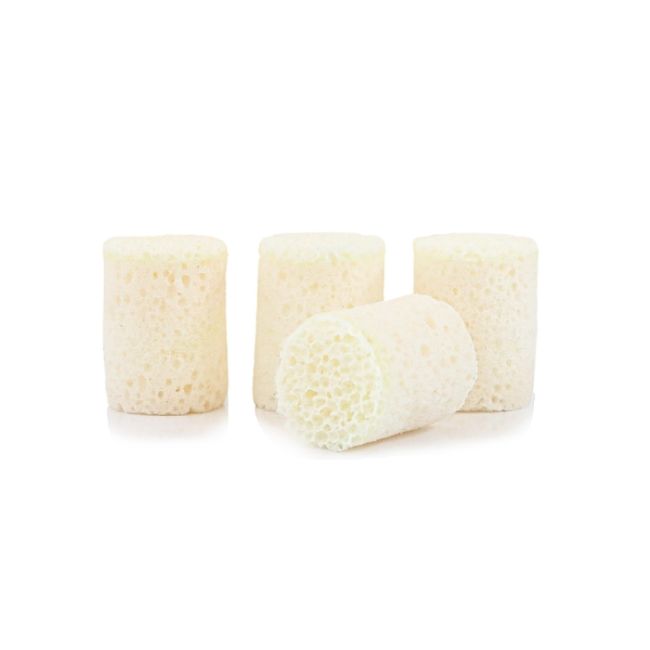 4 mini esponjas infusas para cutículas e unhas Buffer Bits menta-pimenta (x4) Spongellé 45g