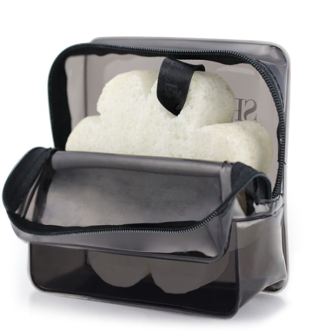 Necessaire de viagem preta Spongellé