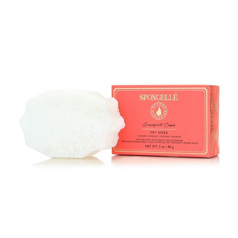 Esponja infundida pedi buffer pomelo cassis (30+ usos) Spongellé 85g