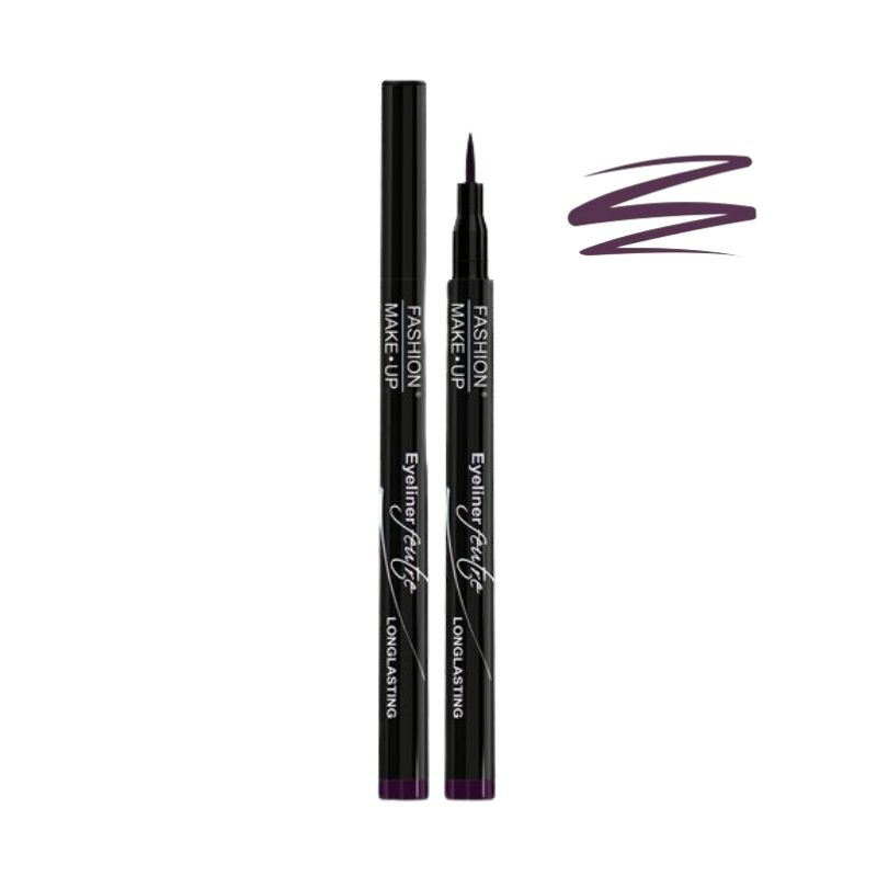 Eyeliner de fieltro de larga duración n°04 violeta Fashion Make Up