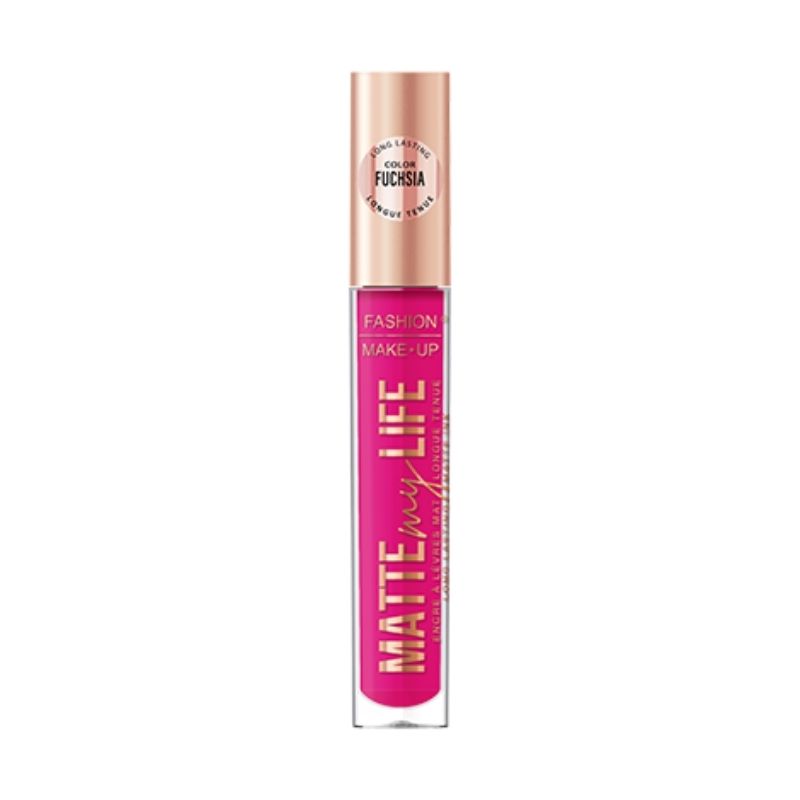 Liquid matte lipstick Matte My Life nr. 01 Fuchsia Fashion Make Up