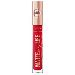 Matte My Life n°05 Red Kiss vloeibare matte lippenstift Fashion Make Up