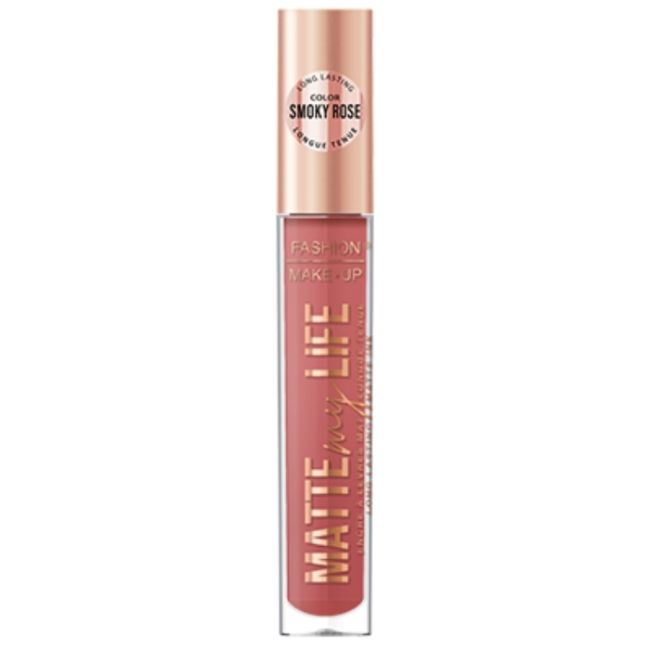 Rouge à lèvre líquido mate Matte My Life n°10 Smoky rose Fashion Make Up