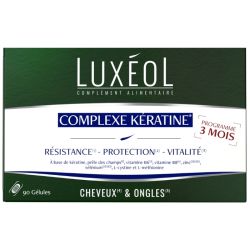 Luxéol complejo de queratina complementos alimenticios 90 cápsulas