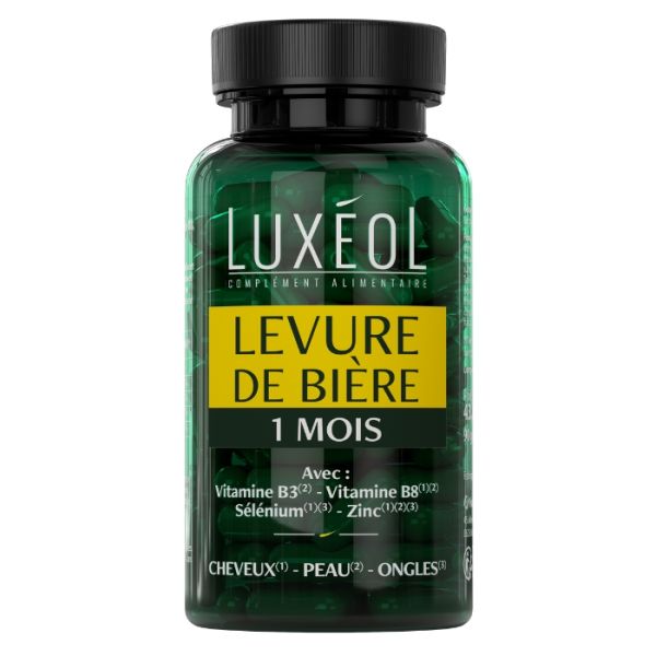 Levure de bière revivifiable Luxéol 90 capsules Levure de bière revivifiable Luxéol 90 capsules