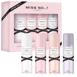 coffret parfum pour le corps Miss So…? 4 x 50ml