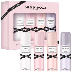 Miss So…? body fragrance gift set 4 x 50ml