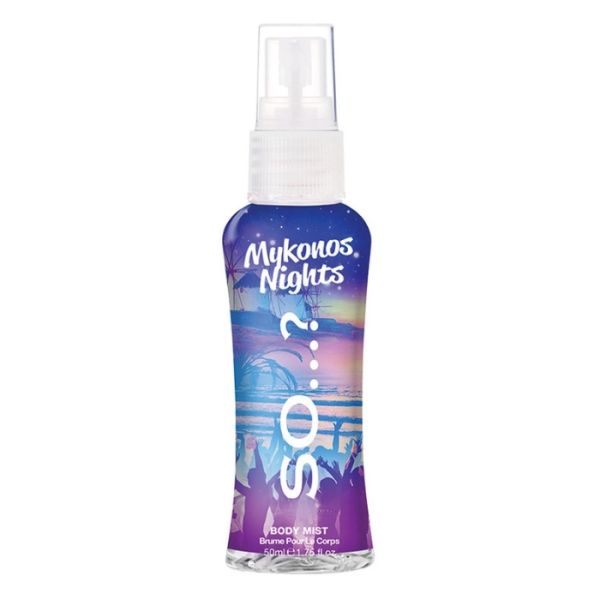 Bruma para o corpo So…? Escapes Mykonos Nights 50ml Bruma para o corpo So…? Escapes Mykonos Nights 50ml